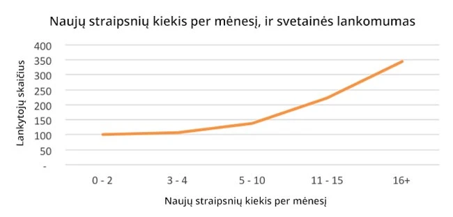 interneto svetaines lankytoju skaicius