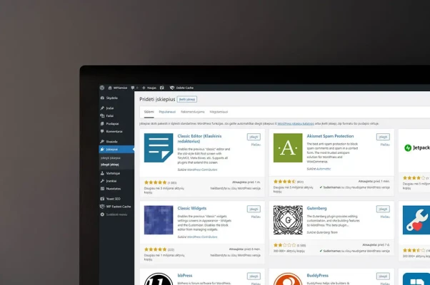 Kodėl verta rinktis WordPress interneto svetainę